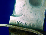 US WW2 Ka-Bar KABAR Navy USN MK2 Fighting Knife w/ Scabbard