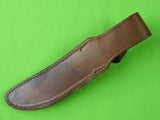 Vintage US Schrade Uncle Henry 153 Golden Spike Hunting Knife Sheath Stone Box