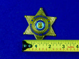 Vintage US Obsolete Set 3 Police Badge Pin Deputy Sergeant Sheriff w/ Box
