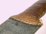 Antique Middle East Turkish Ottoman Arabic Engraved Signed Short Sword Kindjal