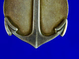 Soviet Russian Russia USSR WWII WW2 Admiral Ushakov Silver Medal Order Badge