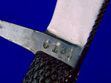 Spanish Spain WW2 Vintage Commando Fighting Knife Knives w/ Scabbard