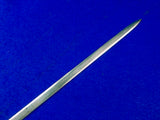 Spanish Spain Antique WW1 Engraved Sword Swords w/ Italian Italy WW2 Scabbard