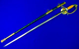 Spanish Spain Antique WW1 Engraved Sword Swords w/ Italian Italy WW2 Scabbard