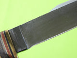 Antique Swedish Sweden Hellberg Eskilstuna Hunting Fighting Stag Handle Knife