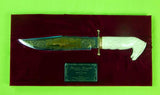 1980’s British English H.G. Long Sheffield Limited Teddy Roosevelt Commemorative Bowie Horse Head Knife Knives
