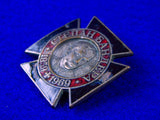 Vintage Ukrainian Ukraine German Made Stepan Bandera Pin Badge Medal w/ Box
