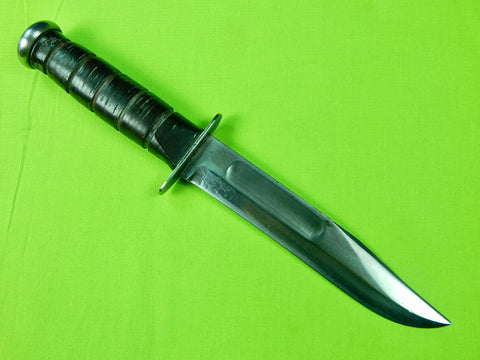 RARE US WW2 Ka-Bar KABAR Straight Line Marked Guard MK2 USN Navy