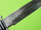 Vintage Old Japanese Japan Made Valor #570 Hunting Fighting Knife w/ Scabbard