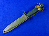 US Vietnam Era Conetta Bayonet Fighting Knife w/ Scabbard