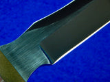 US Custom Made Handmade J.J. VIRANT Sog Type Fighting Knife w/ Sheath