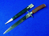 South American WW1 German D.R.G.M. Made Hunting Fighting Knife Dagger & Scabbard