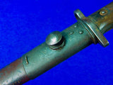 Australian WW2 Model 1907 Enfield Bayonet Short Sword w/ Scabbard