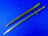 Australian WW2 Model 1907 Enfield Bayonet Short Sword w/ Scabbard