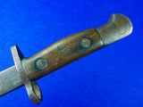 Australian WW2 Model 1907 Enfield Bayonet Short Sword w/ Scabbard