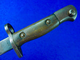 Australian WW2 Model 1907 Enfield Bayonet Short Sword w/ Scabbard