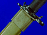 US WW2 Model 1905 Training Bayonet Fighting Knife w/ Scabbard