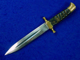 Vintage WW2 Period Middle East Small Dagger Fighting Knife w/ Sheath