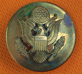 US USA WWII WW2 Hat Badge Pin Insignia Emblem Screwback