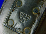 Vintage Antique US WW2 Marine Corps USMC Bolo Fighting Knife Knives w/ Scabbard