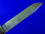 US WWII WW2 Vintage Old Combat Fighting Knife Knives w/ BOYT Sheath