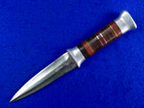 US WW2 Custom Made Theater Stiletto Fighting Knife Dagger w/ Sheath