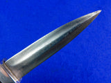 US WW2 Custom Made Theater Stiletto Fighting Knife Dagger w/ Sheath